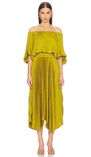 Vestido sienna en color yellow,olive talla L en - Yellow,Olive. Talla L (también en M, S, XS) - A.L.C. - Modalova