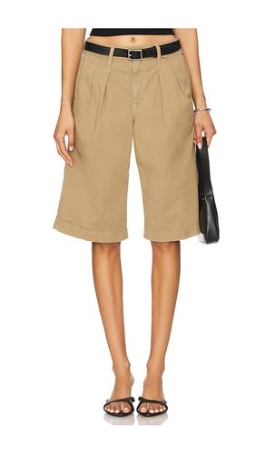 Sharon bermuda en color bronce talla 24 en - Tan. Talla 24 (también en 25, 26, 27, 28, 29, 30, 31, 32) - AMO Denim - Modalova