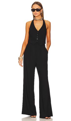 Isadore jumpsuit en color talla L en - Black. Talla L (también en M, S, XL, XS) - Amanda Uprichard - Modalova