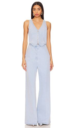 Ethan jumpsuit en color denim claro talla L en - Denim-Light. Talla L (también en M, S) - Amanda Uprichard - Modalova