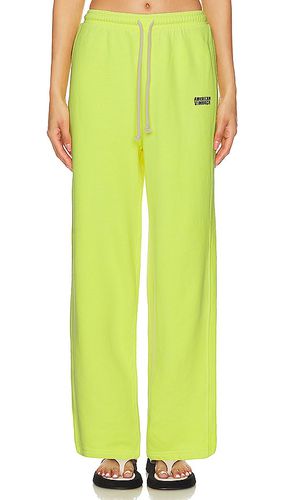 Pantalón deportivo izubird en color amarillo talla L en - Yellow. Talla L (también en M, S, XS) - American Vintage - Modalova