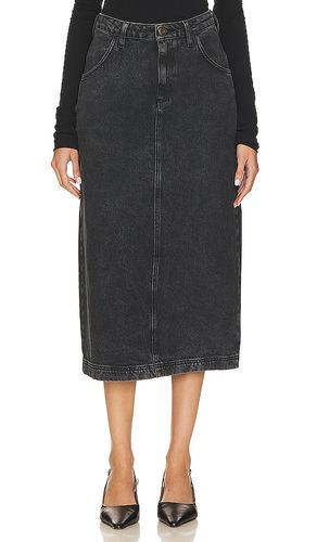 Falda midi yopday en color negro talla L en - Black. Talla L (también en M, S, XS) - American Vintage - Modalova