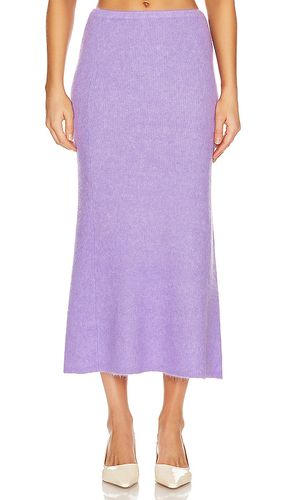 Falda midi tyji en color lavanda talla L en - Lavender. Talla L (también en M, S) - American Vintage - Modalova