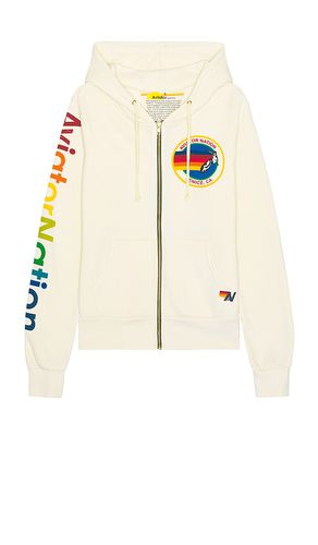 Zip hoodie in color cream size L in - Cream. Size L (also in M, S, XL/1X) - Aviator Nation - Modalova