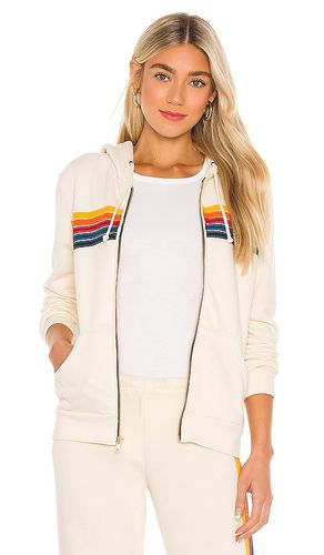 Stripe hoodie in color ivory size L in - Ivory. Size L (also in M, S, XL, XS) - Aviator Nation - Modalova