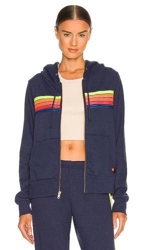 Stripe Zip Hoodie in . Size L, S, XL, XS - Aviator Nation - Modalova