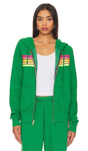 Sudadera 5 stripe en color verde talla M en - Green. Talla M (también en S) - Aviator Nation - Modalova