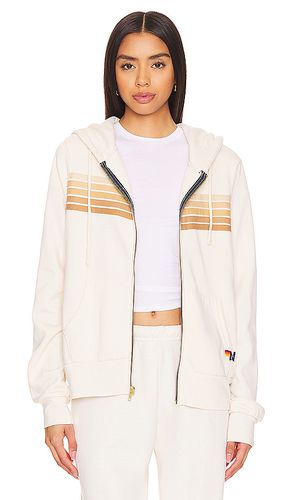 Stripe Zip Hoodie in . Taglia M, S, XL, XS - Aviator Nation - Modalova