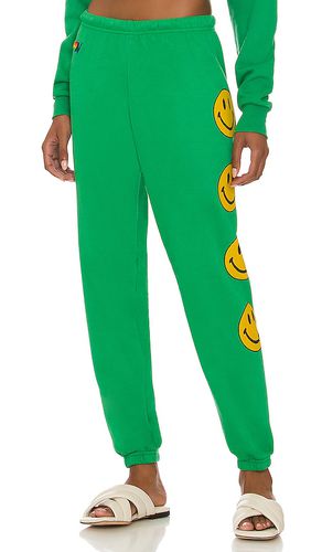 Pantalón deportivo smiley 2 en color verde talla L en - Green. Talla L (también en M, S, XL) - Aviator Nation - Modalova