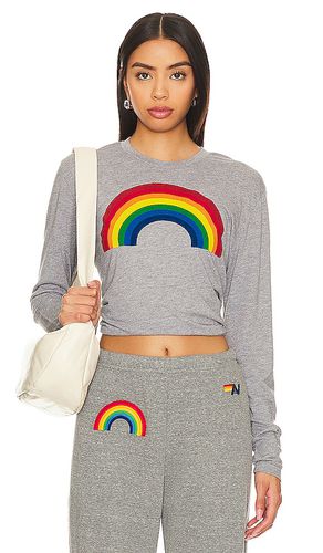 Camiseta rainbow en color gris talla L en - Grey. Talla L (también en M, S, XL, XS) - Aviator Nation - Modalova