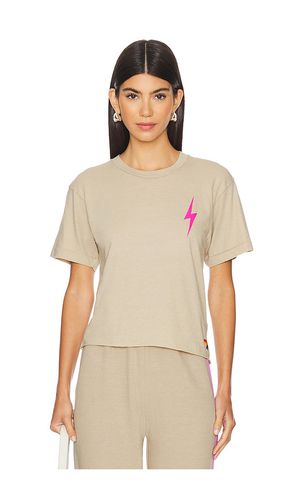 Camiseta bolt 2 en color beige talla L en / - Beige. Talla L (también en M, S, XL, XS) - Aviator Nation - Modalova