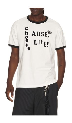 Essential Adsb Flocking Ringer T-Shirt in . Size L. Also in XL/1X - Andersson Bell - Modalova