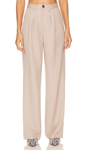 Pantalón carrie en color beige talla 30 en - Beige. Talla 30 (también en 32, 36, 38) - ANINE BING - Modalova