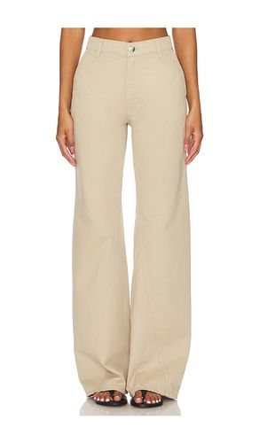 Pantalón briley en color beige talla 25 en - Beige. Talla 25 (también en 28, 30) - ANINE BING - Modalova