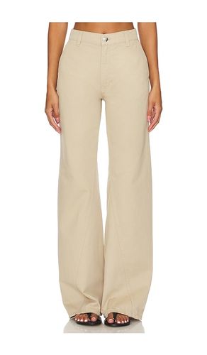 Pantalón briley en color beige talla 27 en - Beige. Talla 27 (también en 28, 30) - ANINE BING - Modalova