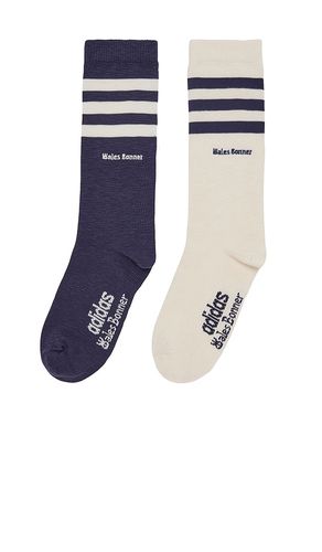 Calcetines 3s en color navy,white talla L en & - Navy,White. Talla L (también en - adidas by Wales Bonner - Modalova