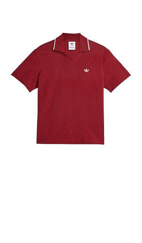 Polo de manga corta en color burgundy talla L en - Burgundy. Talla L (también en S - adidas by Wales Bonner - Modalova