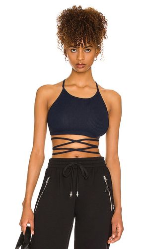Seamless backless wrap top en color talla S en - Black. Talla S (también en M) - Adam Selman Sport - Modalova