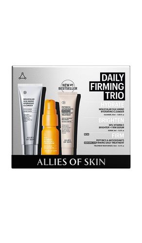 Kit de cuidado de la piel daily firming trio skincare kit en color belleza: na talla all en / - Beauty: NA. Talla all - Allies of Skin - Modalova