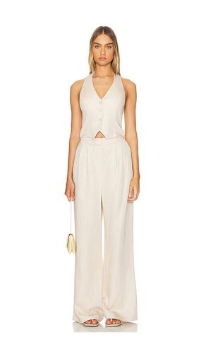 Tatum jumpsuit en color beige talla L en - Beige. Talla L (también en M, S, XS) - ASTR the Label - Modalova