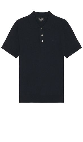 Polo gregory en color talla L en - Navy. Talla L (también en M, S) - A.P.C. - Modalova