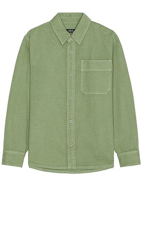Camisa en color verde talla L en - Green. Talla L (también en M, S) - A.P.C. - Modalova