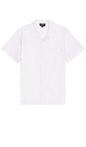 Camisa en color crema talla L en - Cream. Talla L (también en M, S, XL) - A.P.C. - Modalova