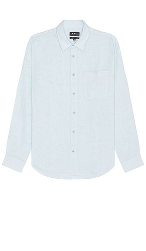Camisa en color azul talla L en - Blue. Talla L (también en M, S) - A.P.C. - Modalova