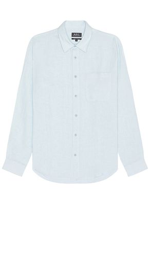 Camisa en color azul talla L en - Blue. Talla L (también en S) - A.P.C. - Modalova