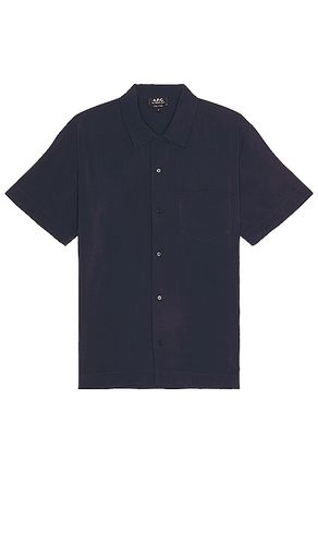 Camisa en color azul marino talla L en - Navy. Talla L (también en M, S) - A.P.C. - Modalova