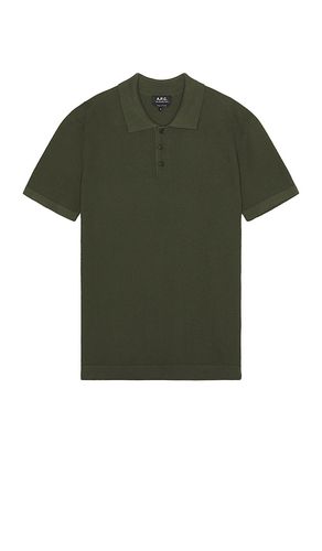 Camisa en color verde oliva talla L en - Olive. Talla L (también en M, XL/1X) - A.P.C. - Modalova