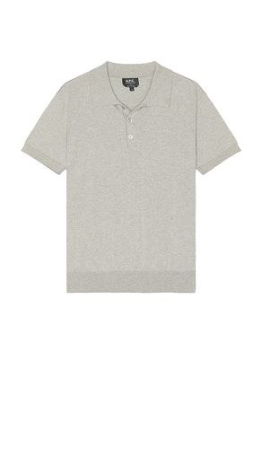 Polo gregory en color gris talla L en - Grey. Talla L (también en M, S) - A.P.C. - Modalova