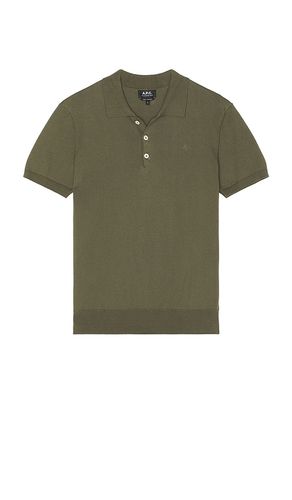 Polo gregory en color verde oliva talla L en - Olive. Talla L (también en S, XL/1X) - A.P.C. - Modalova