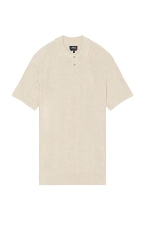 Jay short sleeve polo en color talla L en - . Talla L (también en M, S, XL/1X) - A.P.C. - Modalova