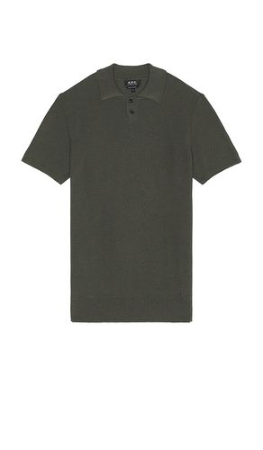 Polo jay en khaki en color verde oscuro talla L en - Dark Green. Talla L (también en M, S, XL/1X) - A.P.C. - Modalova