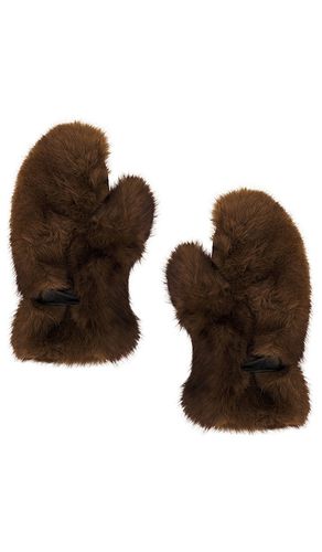 Apparis Lumi Mink Gloves in Brown - Apparis - Modalova