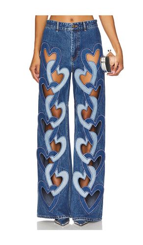 Heart Cutout Wide Leg in . Size 26, 27, 29 - AREA - Modalova