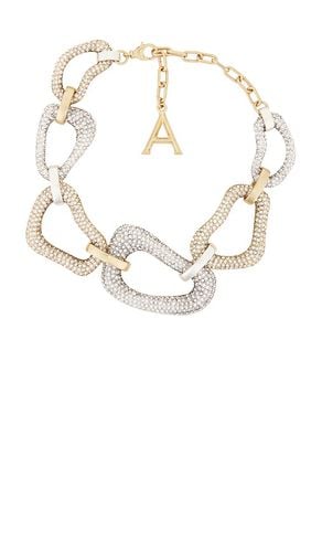 Crystal Link Necklace in - AREA - Modalova