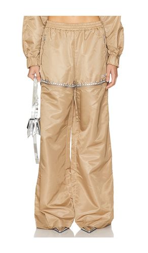 Crystal Slit Track Pant in . Size XS - AREA - Modalova