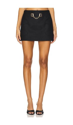 Gemstone Button Mini Skirt in . Size 2, 4, 6, 8 - AREA - Modalova