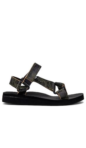 Sandalia python en color verde oscuro talla 39 en - Dark Green. Talla 39 (también en 38) - Arizona Love - Modalova