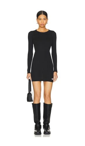 Vestido long sleeve crewneck en color talla M en - Black. Talla M (también en XS, XXS) - Alexander Wang - Modalova