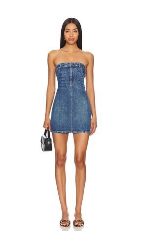 Vestido stretch denim tube en color azul talla 0 en - Blue. Talla 0 (también en 6) - Alexander Wang - Modalova