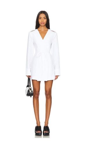 Vestido mainline slit tailored en color talla L en - White. Talla L (también en M, S) - Alexander Wang - Modalova