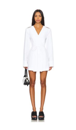 Vestido mainline slit tailored en color talla L en - White. Talla L (también en S) - Alexander Wang - Modalova