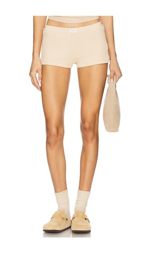 Waffle short en color bronce talla L en - Tan. Talla L (también en XL) - Alexander Wang - Modalova