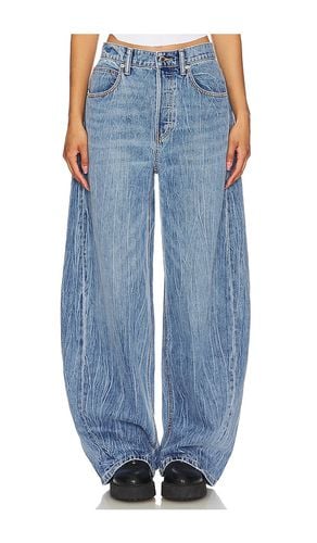 Oversized Rounded Low Rise Jean Creased Wash in . Size 27, 28, 29, 31 - Alexander Wang - Modalova