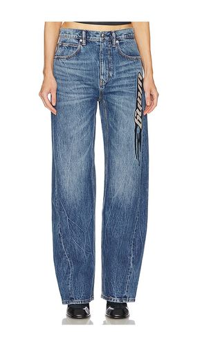 Balloon Jean Embroidered Logo in . Taglia 25, 26, 27, 30, 31 - Alexander Wang - Modalova