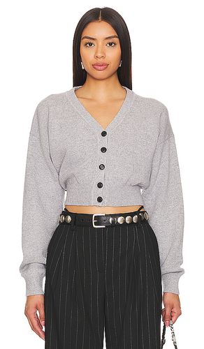 Cárdigan con cuello en v en color gris talla L en - Grey. Talla L (también en XL) - Alexander Wang - Modalova