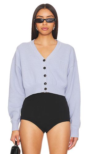 Cárdigan con cuello en v en color azul talla M en - Blue. Talla M (también en L, XL) - Alexander Wang - Modalova